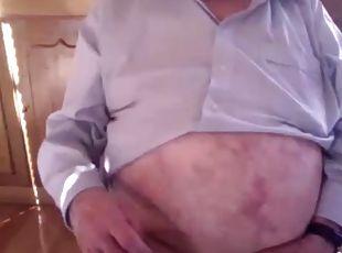 Sexiest grandpa shows the body on cam