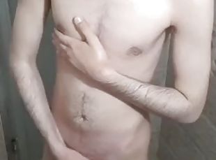 Masturbation and cumshot during bath and shower, naked Iranian amateur bathing part 2 Danieltp2002