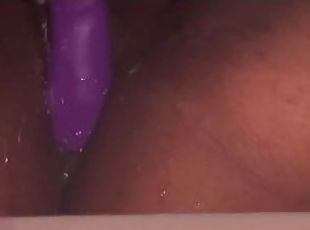 Black Ebony Masturbation Squirt