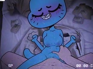 Gumball's Mom Hard Fucking On Camera For Money  Furry Hentai Animation World of Gumball