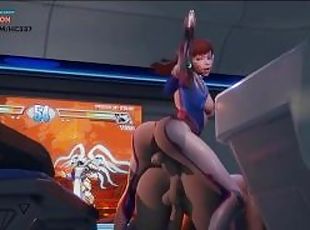 FUTANARI D.VA BIG DICK ANAL FUCKING IN PLAYING ROOM - HOTTEST OVERWATCH FUTA HENTAI 60FPS