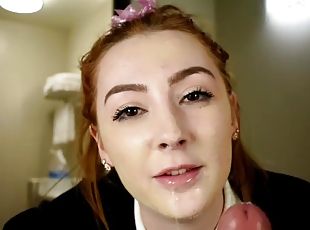 readhead Megan hot teen POV sex video