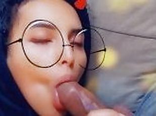 This HOT DEVIL gives a nice BLOWJOB and then opens her ASS for the FIRST TIME.