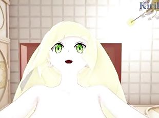 Lusamine and I have intense sex in the bedroom. - Pokémon Hentai