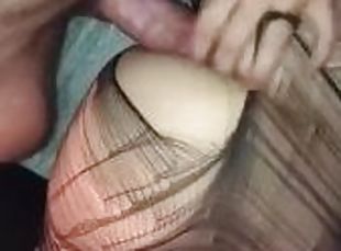 Part 2: fucking her in fishnets/ creampie!