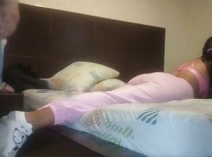 Culona Amateur Real Casero la Follo 4K de Perrito Latina Model Pov