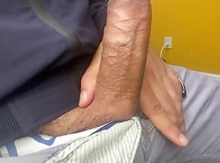 énorme, masturbation, amateur, ejaculation-sur-le-corps, énorme-bite, secousses, ejaculation, solo, lait, bite