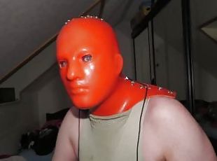 Heavy Bondage Face Mask made of heavy rubber