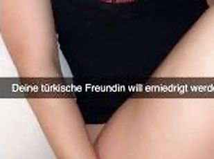 Geile Trkin betrgt ihren Freund auf Snapchat nach Club mit fremden Typen