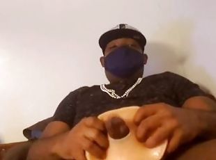 Verbal Black stud fucking white ass toy hard And deep.