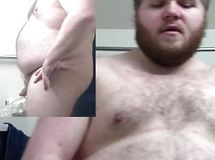 POV Fat Big Boy Makes You Do Oral In The Bathroom And Then Fucks You