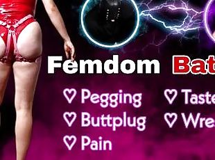 strapon, milf, hardcore, hjemmelavet, mor, bdsm, par, brydning, bondage, femidom