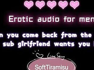 Erotic audio for men :Spank your sub girlfriend and cum inside her