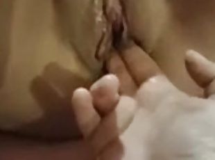 Doubly wet, double finger penetration...