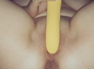 Homemade - Amateur -Trying New Vibrator