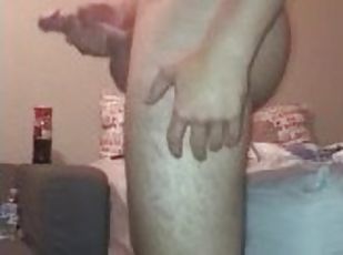 Hot Guy stroking long cock