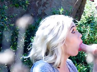 Sky Pierce Blond Gets Made Love On Outdoor Hike