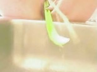 Fuck myself with celery while I piss in the kitchen sink