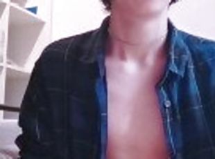 Cute emo boy mastubate and cum