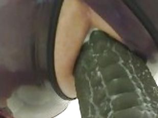 Brucifer's first Fuck XL Winstons Tail Latex Leggings
