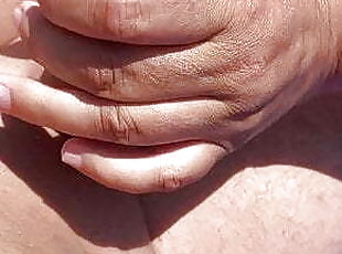 Handjob on the beach