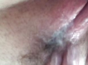 The creamiest pussy you’ll ever see - you want to lick this up?