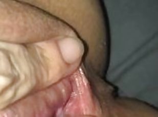 Masturbating  horny pussy