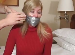 bdsm, blond, fetisj, alene, bondage, støvler, høye-heler