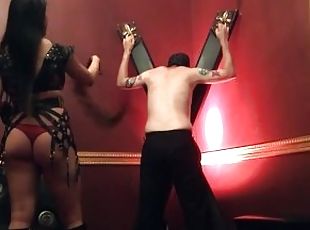 Dominatrix Mara Strikes JPP with Her Leather Whips BDSM / Kinky