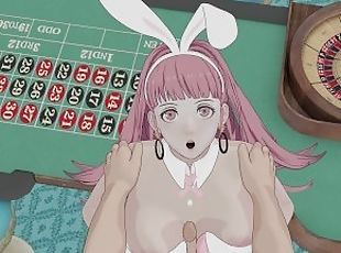 Fire Emblem Three Houses: Hilda Paizuri + Cowgirl creampie at a casino POV