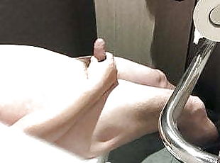 Japanese masturbation public restroom 