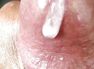 Cum closeup indian black cock cum 5th time