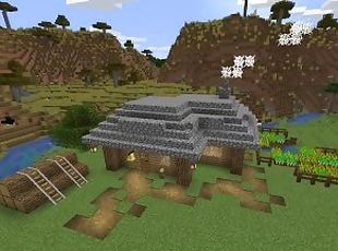 How to easily build a starter house in Minecraft (tutorial)