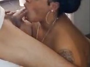 Black bitch sucking me up