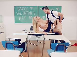 Brandi Love In Stunning School Teacher Blackmails Student Then Fucks Him In The