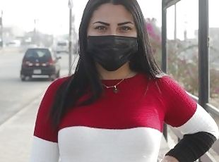 La SUPER CULONA VENEZOLANA Ginezflowrs perdida en Lima prueba su primera polla con moreno