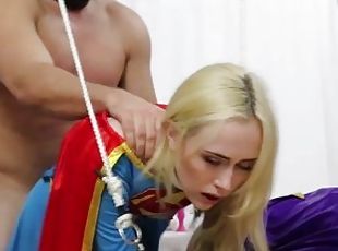 Candy White / Viva Athena Supergirl Solo 1-3 Bondage Doggystyle Cowgirl Blowjobs Deepthroat Oral