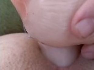 Hubby having some fun and making me cum hard!