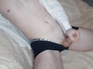 Guy in wet panties