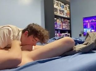 Breeding daddy’s good boy deep in a skirt (full vid on only fans thustin69)