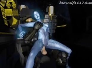 Cortana Rides Master Chief