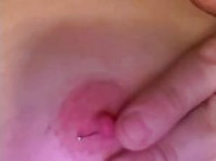 Pierced my own nipple