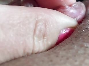 I Love Playing With My Large Big Clitoris Shaved Pussy In Sunlight