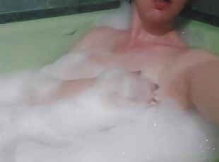 She had long wanted to take a bubble bath