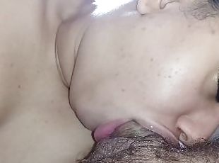 slow reverse blowjob to the throat, 360 with his mouth leaving him wanting to cum