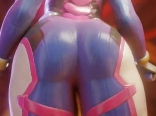 DVA Overwatch Bass Slut 3d pmv hmv