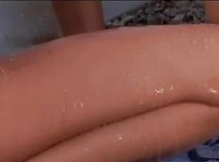Two Blonde Stunning Teens Having Lesbian Sex While In The Shower