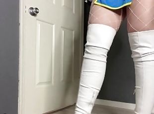 JOI Cum Countdown on Chun Li's Ass - ASMR Cosplay - Kimmy Kalani