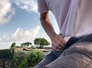 Masturbation, Orgasme, En plein air, Public, Cam, Plage, Voyeur, Secousses, Solo, Exhibitionniste