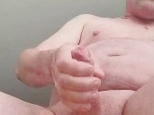 Big cock matured man use cock ring and get horny as fuck